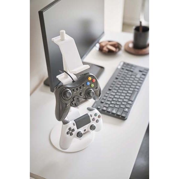 山崎実業 5088 ゲームコントローラー収納ラック スマート ホワイト