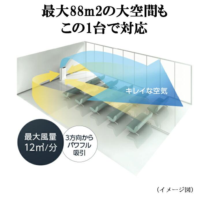 ストリーマ ダイキン ACEF12X-W 業務用ストリーマー空気清浄機