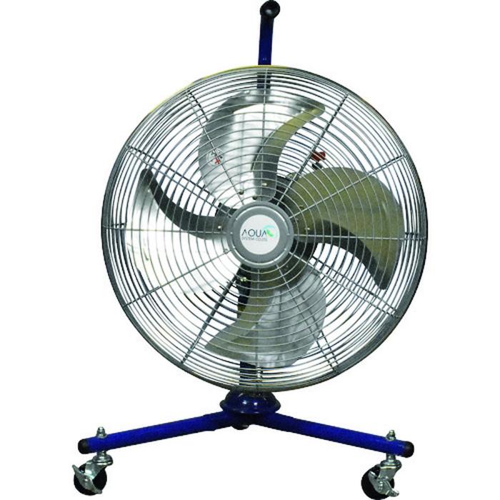 ■アクアシステム 無給油エアモーター式工場扇 フロア型 (アルミハネ45cm)〔品番:AFF18NL〕【2065359:0】[店頭受取不可] アクアシステム AFF-18NL 無給油エアモーター式工場扇 フロア型