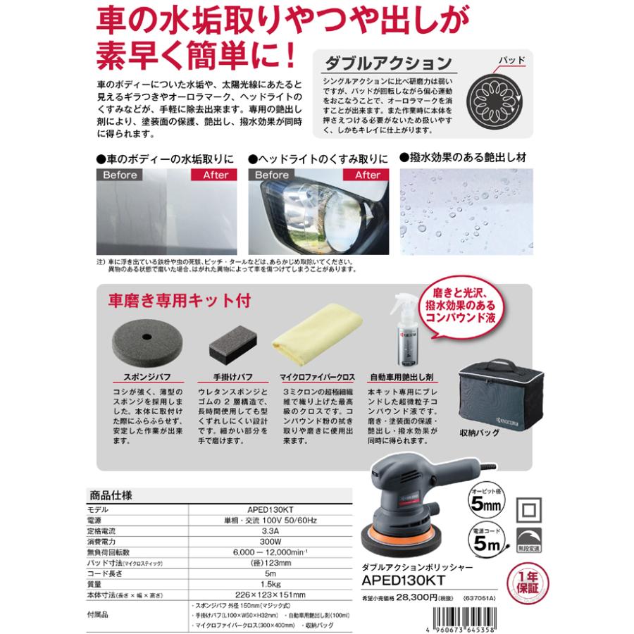 KYOCERA（京セラ） 京セラ(旧リョービ) APED130KT プロ向け ダブル