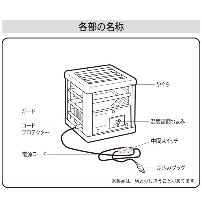 TEKNOS（テクノス） ASK-103DB 就寝用コタツ100W 天板無し 一人用