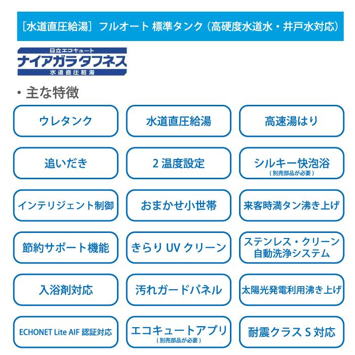 日立（HITACHI） BHP-FW46XD 給湯器 エコキュート フルオート(井戸水