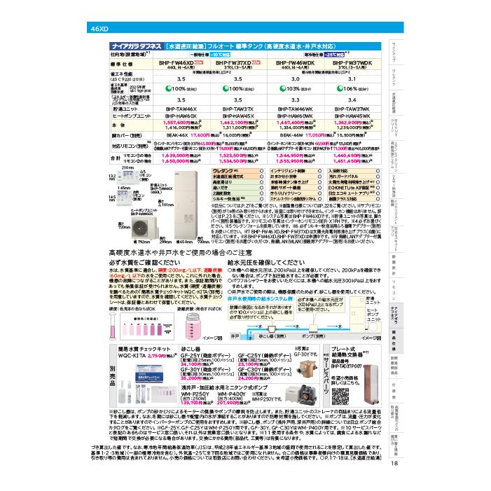 日立（HITACHI） BHP-FW46XD 給湯器 エコキュート フルオート(井戸水