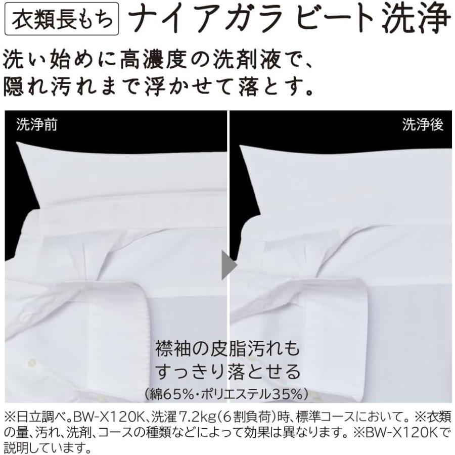 ビートウォッシュ 日立 BW-V80K-W 全自動洗濯機 8kg ホワイト HITACHI