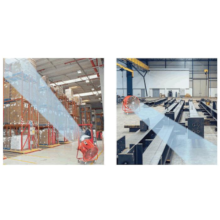 ナカトミ BWF-60N 60cm 大型風洞扇 超強力風量 キャスター付き 熱中症対策 NAKATOMI (代引不可) (法人限定) | ナカトミ | 02