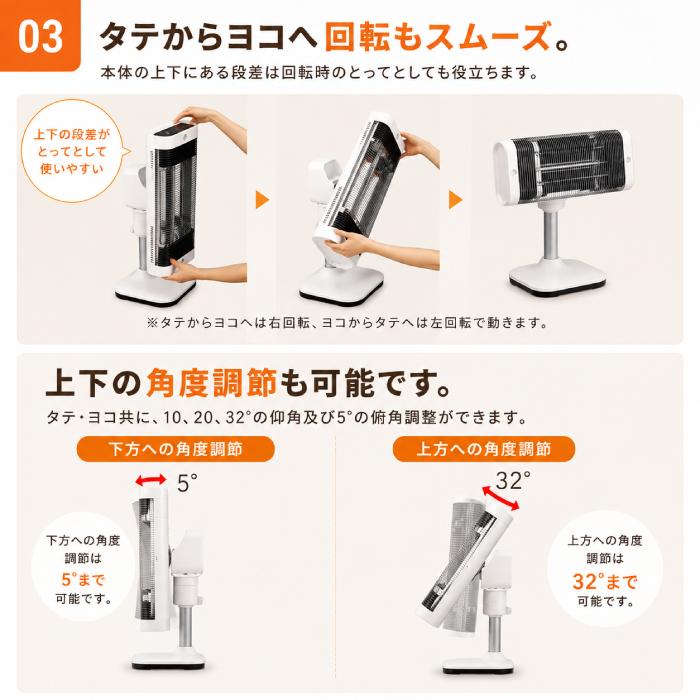 CORONA（コロナ） CH-10RC(T) 遠赤外線電気暖房機 コアヒート 1000W