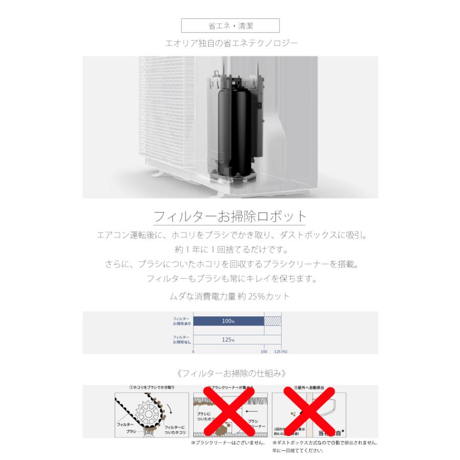 エオリア パナソニック CS-366DGX-W ルームエアコン eolia GXシリーズ