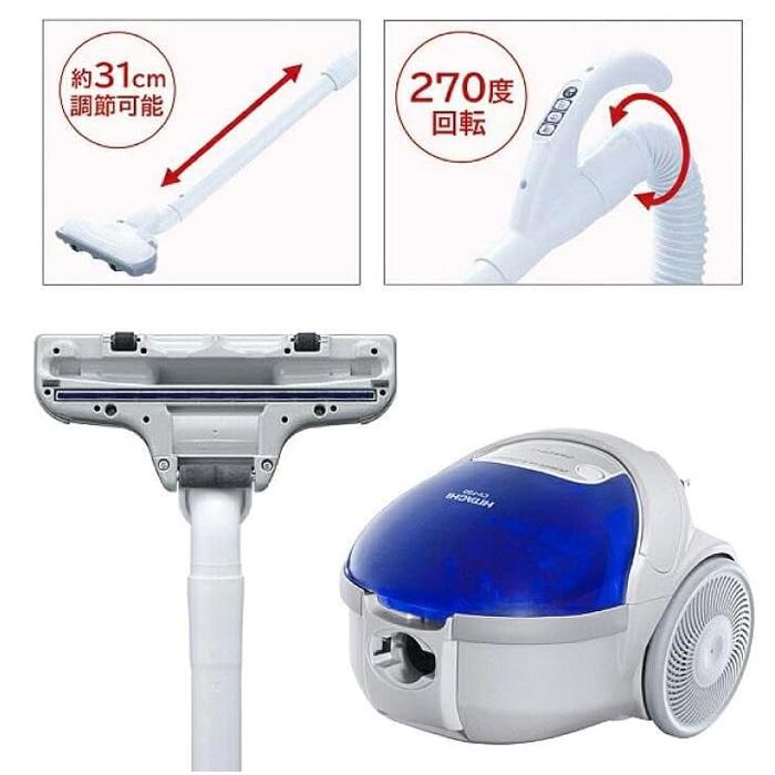 【美品】HITACHI 掃除機 CV-F50 本体　おまけ付き 日立（HITACHI） CV-F50-A 紙パック式クリーナー 掃除機 フロアブラシ