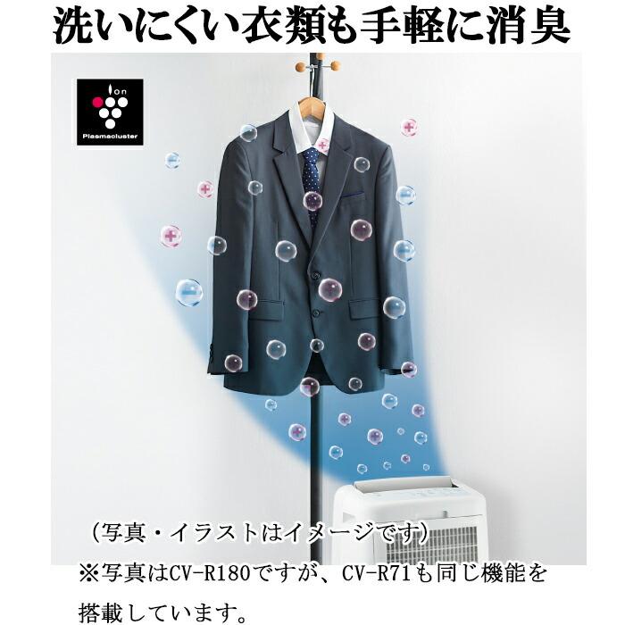SHARP（シャープ） CV-S180-W 衣類乾燥除湿機 コンプレッサー式