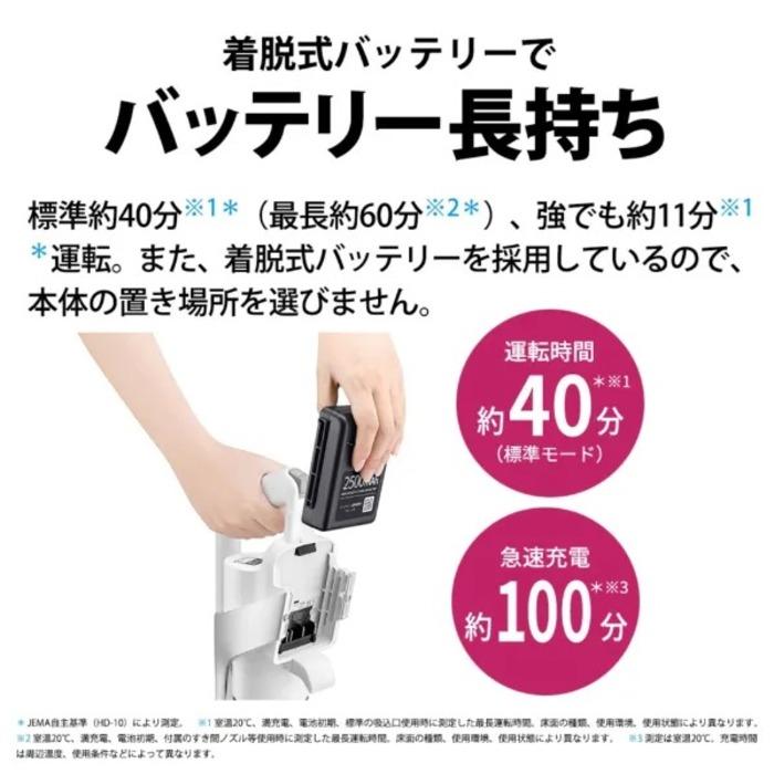 RACTIVE Air シャープ EC-AR10-B コードレススティック掃除機 ブラック