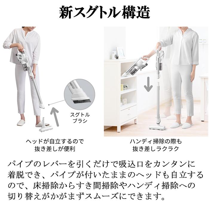 RACTIVE Air シャープ EC-AR9-B コードレススティック掃除機 ブラック