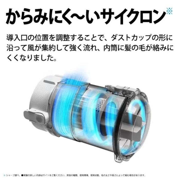 RACTIVE Air シャープ EC-SR10-W コードレススティック掃除機