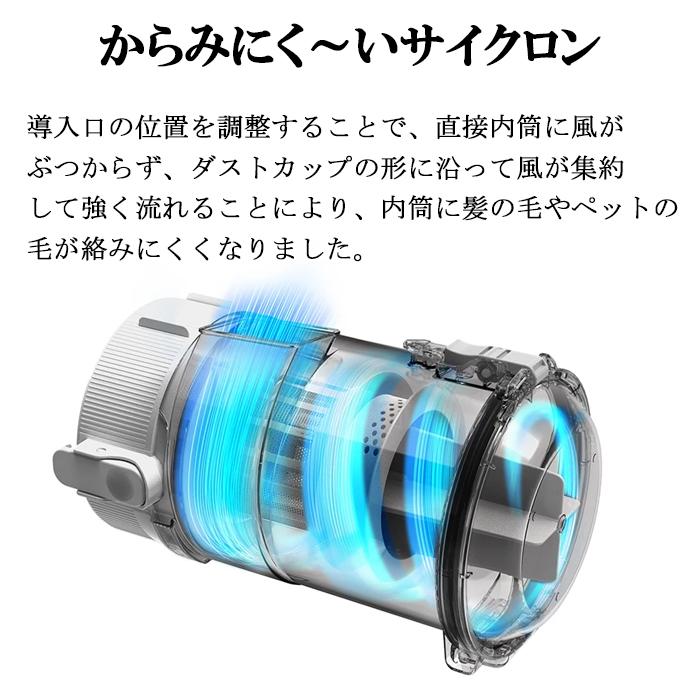 RACTIVE Air シャープ EC-SR9-W コードレススティック掃除機 ホワイト