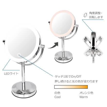 アイキャッチ EC005LXAC-5X 真実の鏡 Luxe 両面型 : 住設と電材の洛電