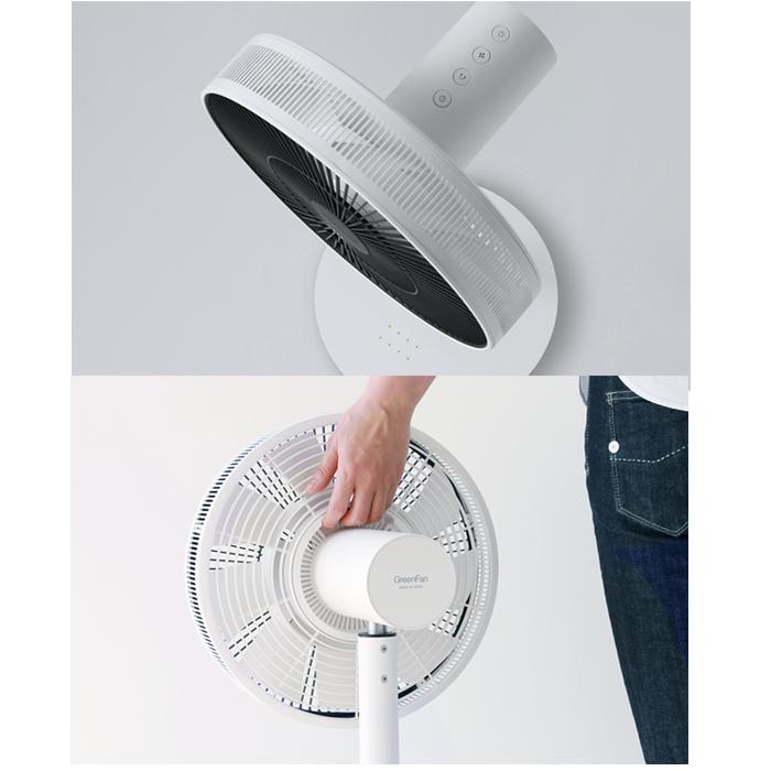 The GreenFan バルミューダ EGF-1800-WG リビング扇風機 ザ・グリーン