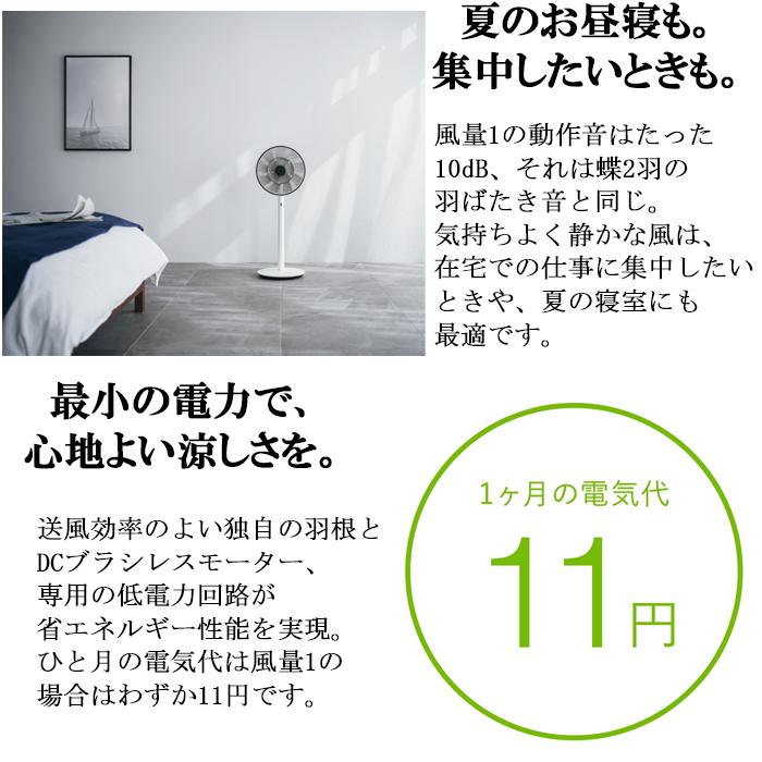 The GreenFan バルミューダ EGF-1800-WG リビング扇風機 ザ・グリーン
