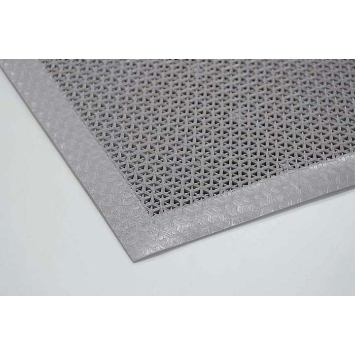 (送料無料)山崎産業 F-207-18-GR ブイステップマット7 (#18) (高周波縁付)GR(代引不可)