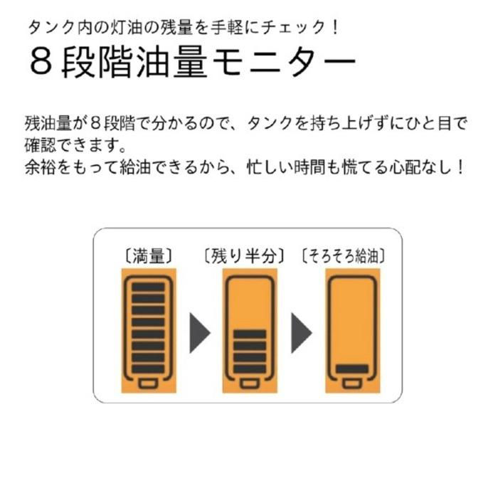 ダイニチ工業 FZ-104(WK) 家庭用石油ファンヒーター FZシリーズ 9Lタンク (木造26畳 コンクリート35畳) ホワイト×ブラック(WK) Dainichi (法人限定)_7