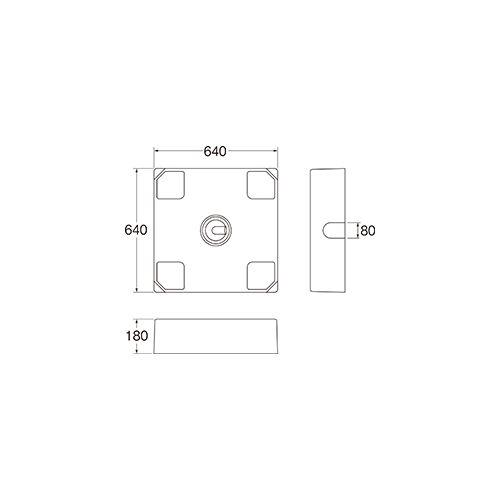 SANEI 三栄水栓 H546-640 洗濯機パン(床上配管用) : 住設と電材の洛電
