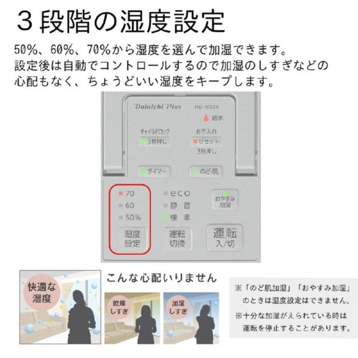 ダイニチ（Dainichi） ダイニチ工業 HD-N325(H) 加湿器(気化
