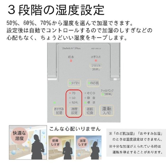 ダイニチ（Dainichi） ダイニチ工業 HD-N925(H) 加湿器(気化