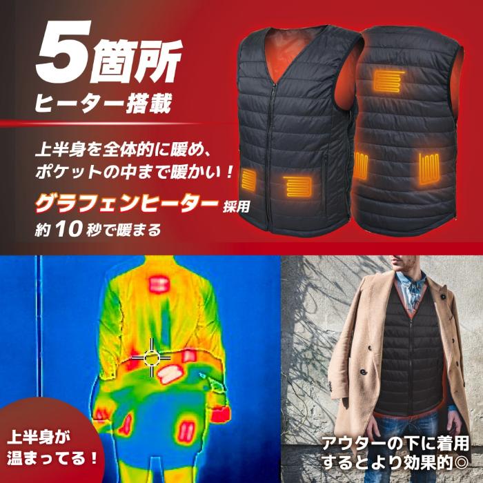 新品！温着ヒーターベスト タジマ ヒーター ベスト」の人気商品一覧 | 安い商品を通販サイトから