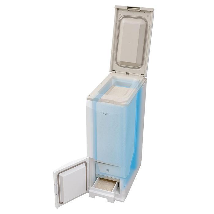 エムケー精工 HK-331W 保冷米びつ クールエース 31kg ホワイト 米櫃