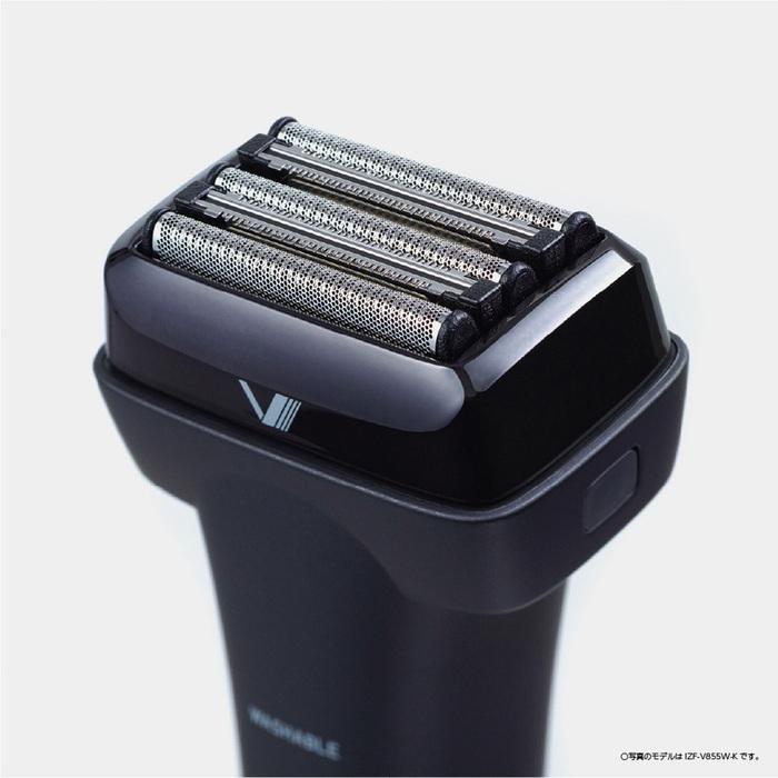 ほぼ新品 IZF-V855W-K 往復式シェーバー 5枚刃 izumi ブラック IZUMI（イズミ） マクセルイズミ IZF-V855W-K 往復式シェーバー 長寿命