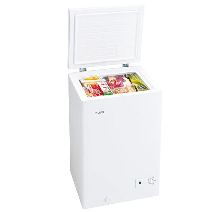 Haier（ハイアール） JF-CW10A-W 上開き式冷凍庫 100L ホワイト 直冷式