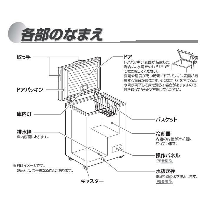 Haier（ハイアール） JF-CW14A-W 上開き式冷凍庫 142L ホワイト 直冷式
