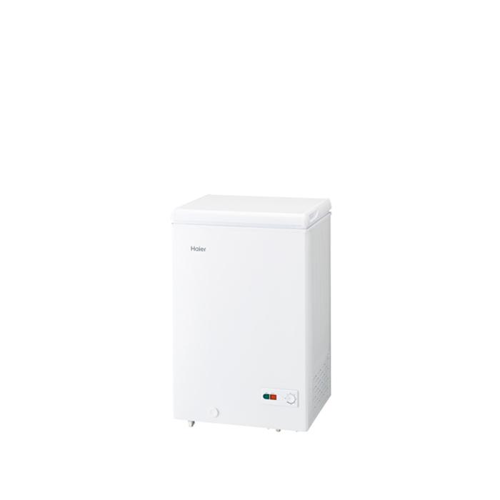 Haier（ハイアール） JF-NC100A-W 上開き式冷凍庫 100L ホワイト 直冷