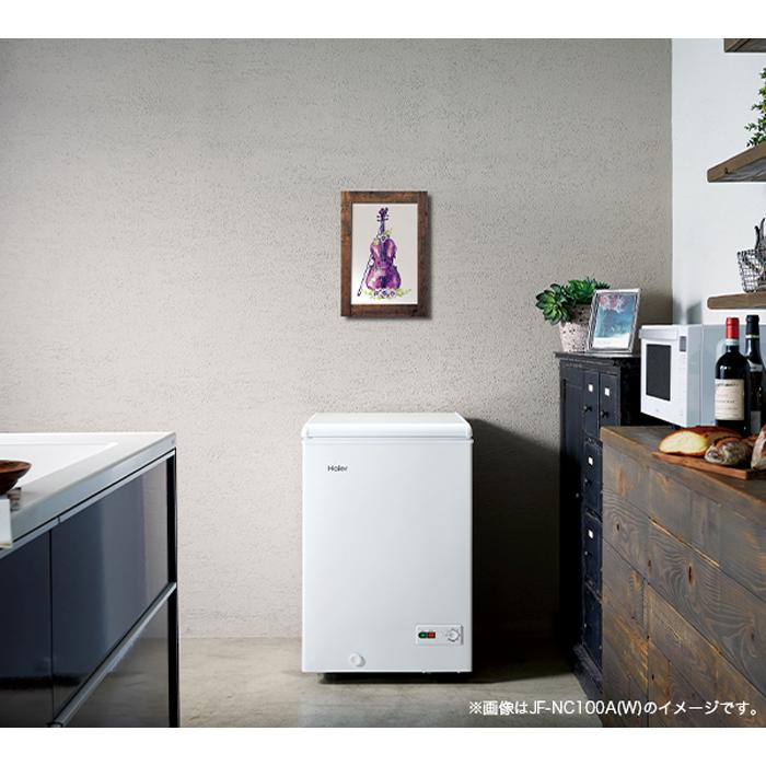 電気冷凍庫 JF-NC100A ホワイト 電気冷凍庫 JF-NC100A ホワイト ハイアール JF-NC100A-W ホワイト