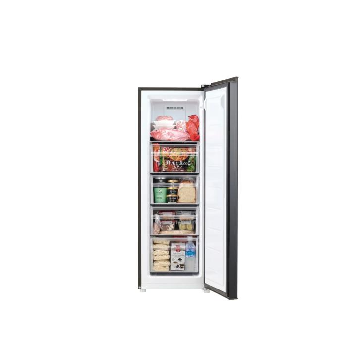 Haier（ハイアール） JF-UFS11A-K 前開き式冷凍庫 107L ブラック