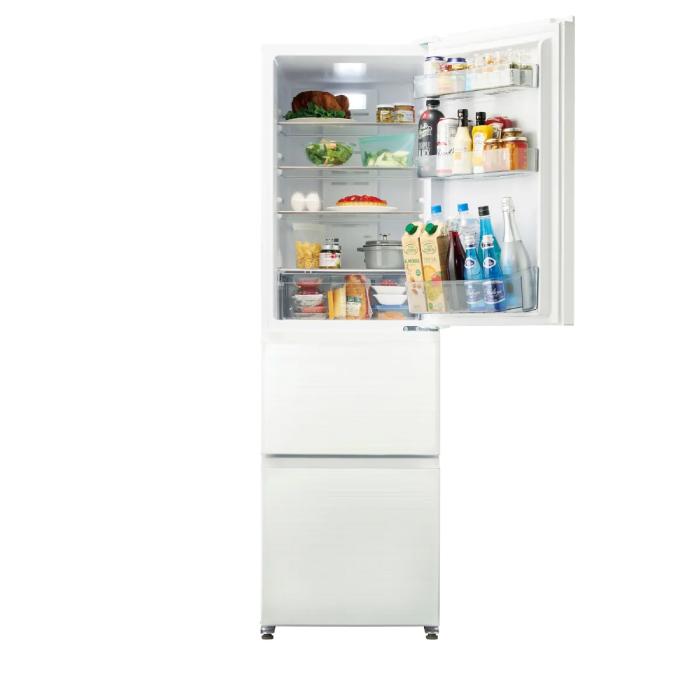 Haier（ハイアール） JR-CVM34C-W 冷凍冷蔵庫 335L リネンホワイト