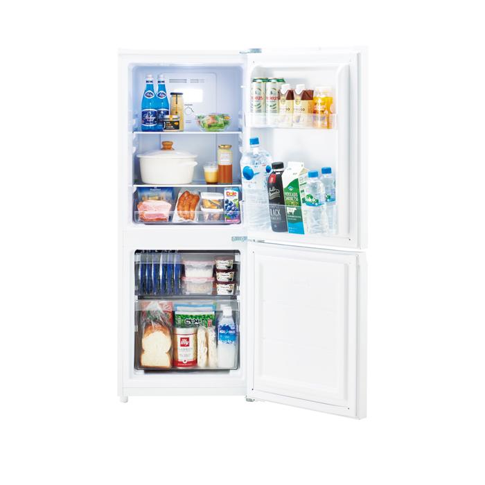 Haier（ハイアール） JR-NF140P-W ファン式冷凍冷蔵庫 140L 直冷式 右