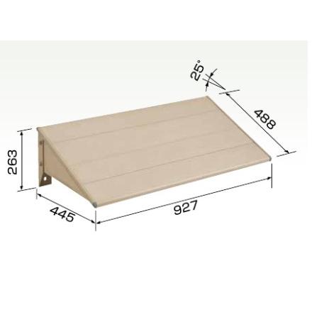 オーケー器材 K-KP6G2 アルミキーパー 壁面用防雪屋根 KKP6G2 オーケー器材 アルミキーパー 壁面用防雪屋根 K-KP6G2 : 住設と電材の
