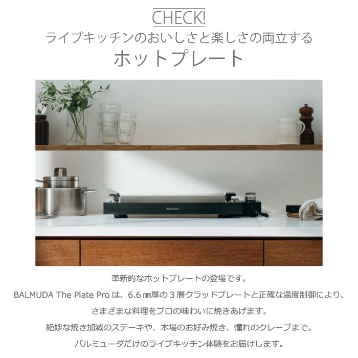 BALMUDA（バルミューダ） K10A-BK ザ プレート プロ ステンレス ホット