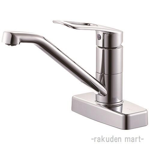 三栄水栓 SANEI K77CEV-13 シングル台付混合栓 キッチン用