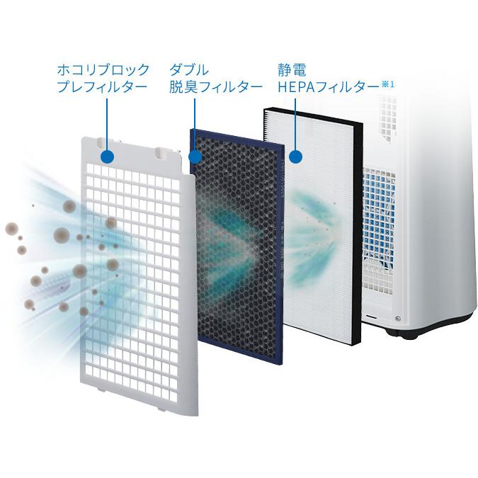 SHARP（シャープ） (送料無料)シャープ KC-J50-W 加湿空気清浄機