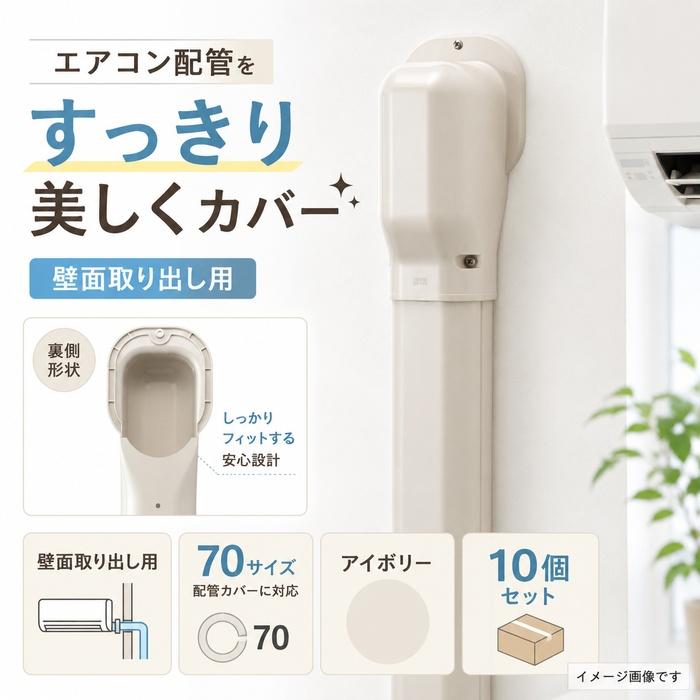 【迅速出荷】因幡電工ウォールコーナー LDW-70-I 10個入 因幡電工 LDW-70-I ウォールコーナー 壁面取り出し用 スリムダクトLD