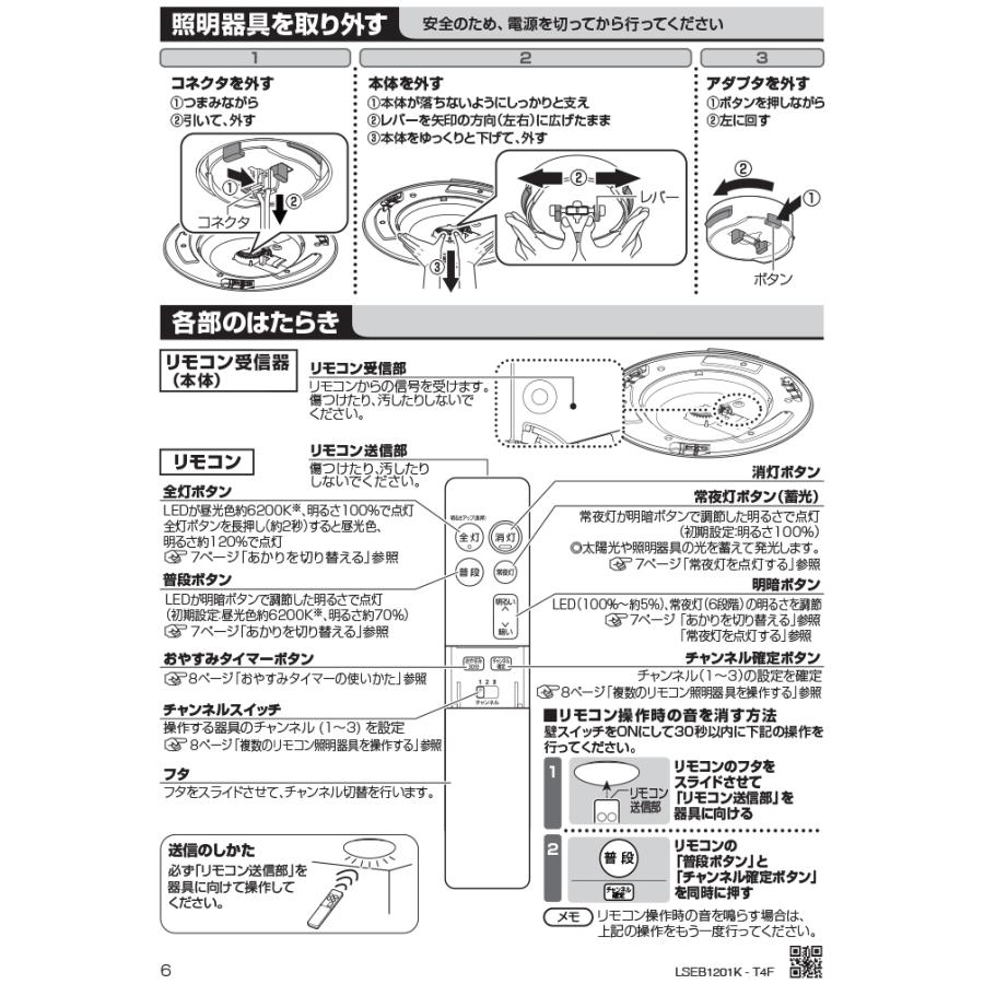 Panasonic（パナソニック） LSEB1201K 天井直付型 LED 昼光色