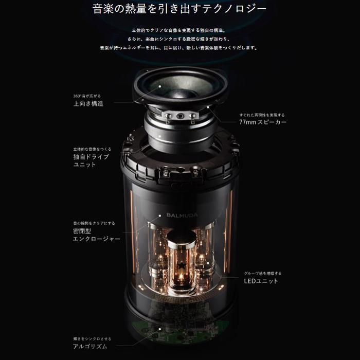 BALMUDA (送料無料) バルミューダ M01A-BK ザ・スピーカー The