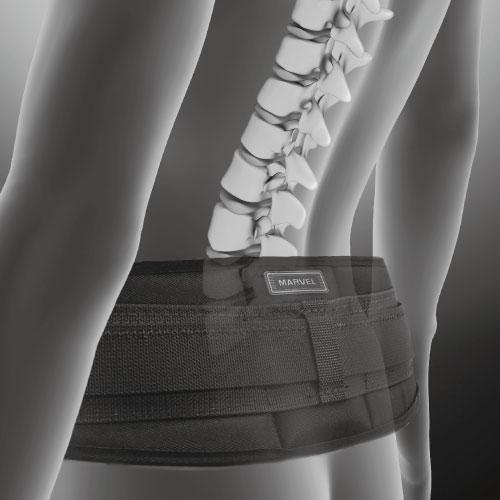 マーベル MATX-252HB2 幅広ワークポジショニング用ベルト(調整機能付ワンタッチバックル) 黒 MAVEL