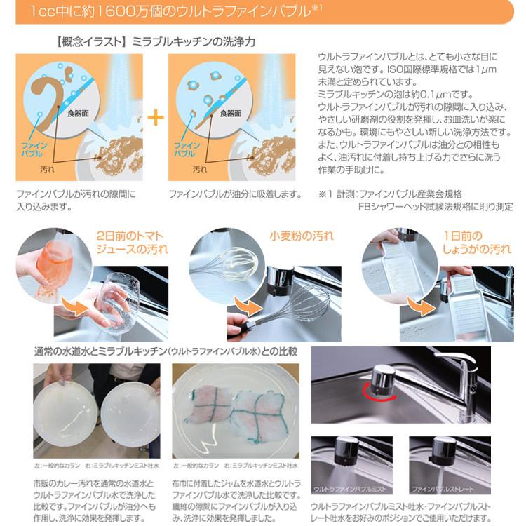 国内正規品 サイエンス ウルトラファインバブル生成キッチン水栓
