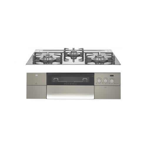 ノーリツ N3S14PWASKSTEC-LP ビルトインガスコンロ PROGRE プログレ 3口コンロ 幅60cm プロパンガス用 NORITZ (代引不可) (法人限定) ノーリツ（NORITZ） N3S14PWASKSTEC-LP ビルトインガスコンロ PROGRE