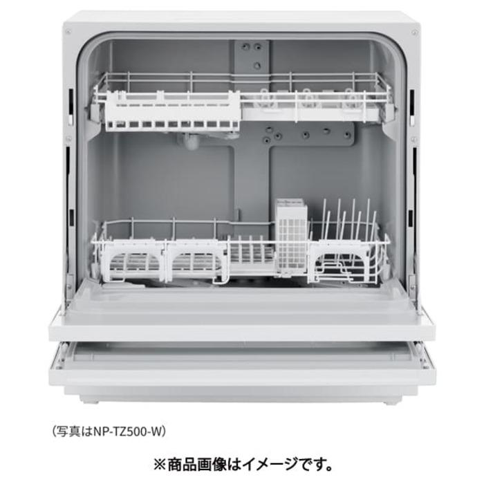 AN21  Panasonic  17年製 電気食器洗い乾燥機　NP-TAE5-W　高温洗浄 パナソニック　食洗機 　取説付 Panasonic（パナソニック） NP-TA5-W 食器洗い乾燥機 ホワイト