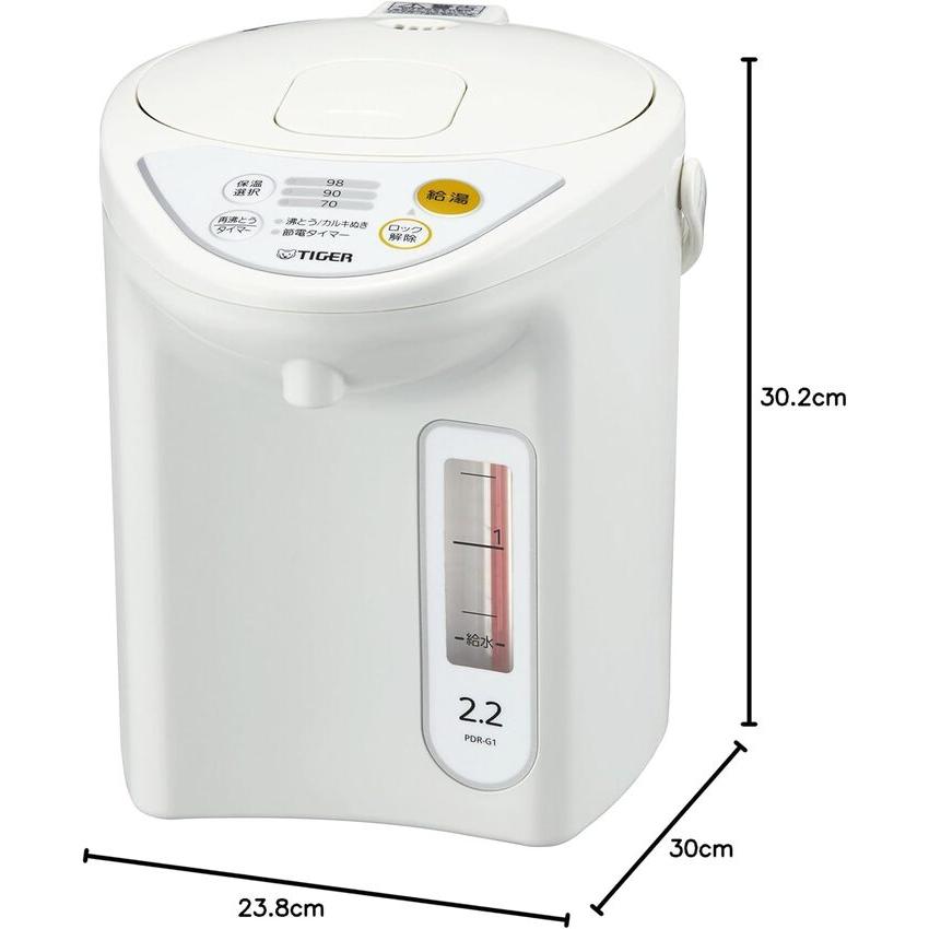 新品未使用2024年製タイガーマイコン電動ポット PDR-G401-W タイガー（TIGER） 電気ポット 4L 大容量 マイコン 電動ポット