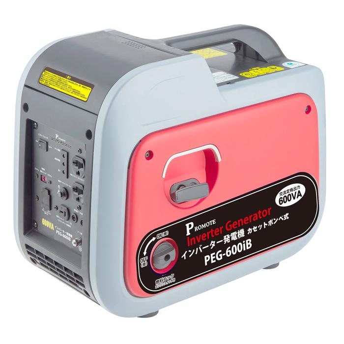 PROMOTE プロモート インバーター発電機 カセットボンベ式 PEG-600iB 600VA 未使用品 プロモート (代引不可)プロモート インバーター発電機(カセットボンベ