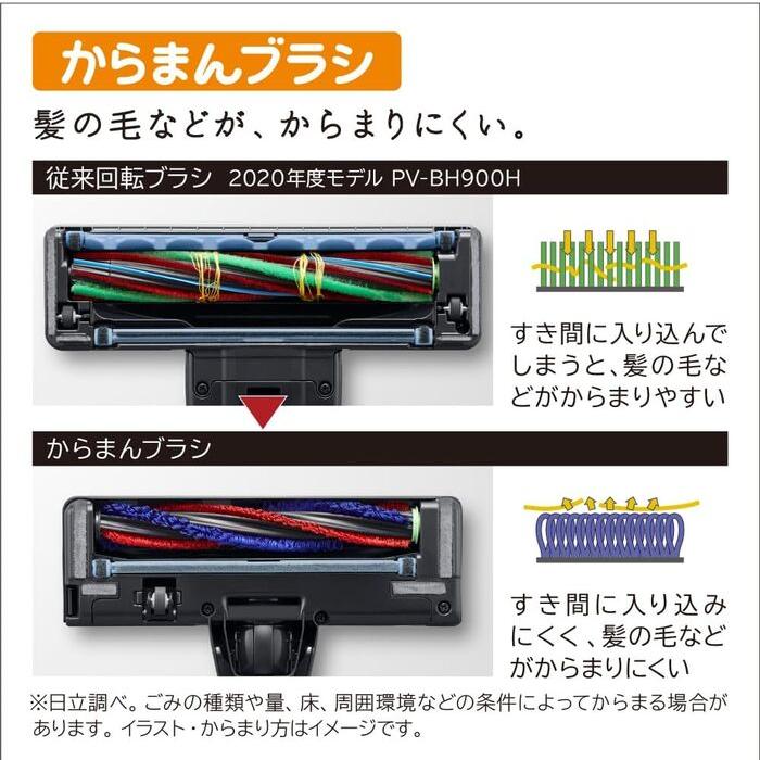 パワーブーストサイクロン 日立 PV-BH900SL(K) コードレススティック