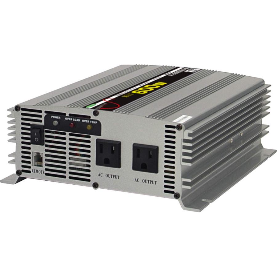 日動工業 R-A600N-A 正弦波インバータ DC12V NICHIDO : 住設と電材の洛 